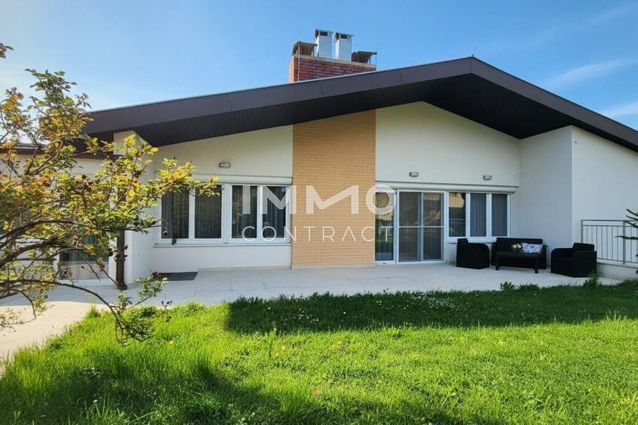 Ein Zuhause zum Ankommen und Wohlfühlen – Exklusiv sanierter Bungalow mit Wellnessbereich und großzügigem Garten, Haus-kauf, 670.000,€, 2700 Wiener Neustadt(Stadt)