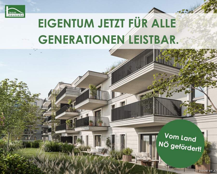 Jetzt doppelt profitieren - Eigentum mit NÖ Wohnbauförderung