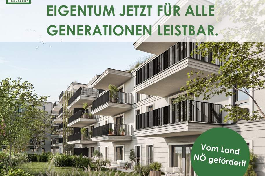 Jetzt doppelt profitieren - Eigentum mit NÖ Wohnbauförderung, Wohnung-kauf, 193.800,€, 2320 Bruck an der Leitha