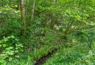 Ruhelage! Grundstück mit Altbestand und Blick auf den Wald