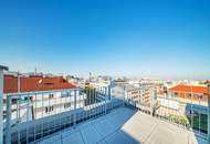 !!! EXKLUSIV !!! >> luxuriöse DG Wohnung mit eigenem Liftzugang, zwei Bäder und Dachterrasse >> TOP Anbindung