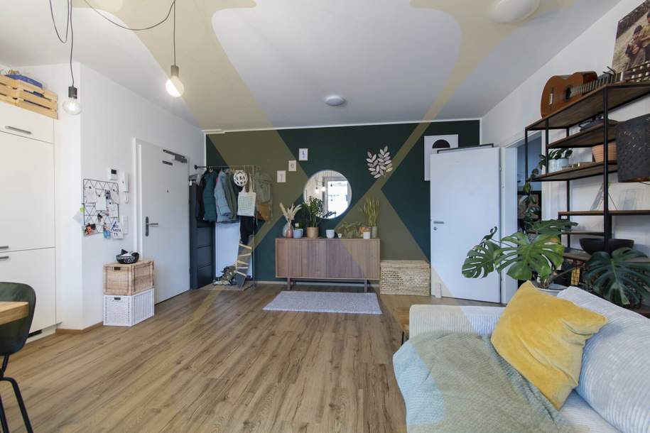 Wunderschöne 2-Zimmer-Wohnung mit großzügigem Südbalkon in Bestlage von Urfahr zu vermieten!, Wohnung-miete, 772,68,€, 4040 Linz(Stadt)