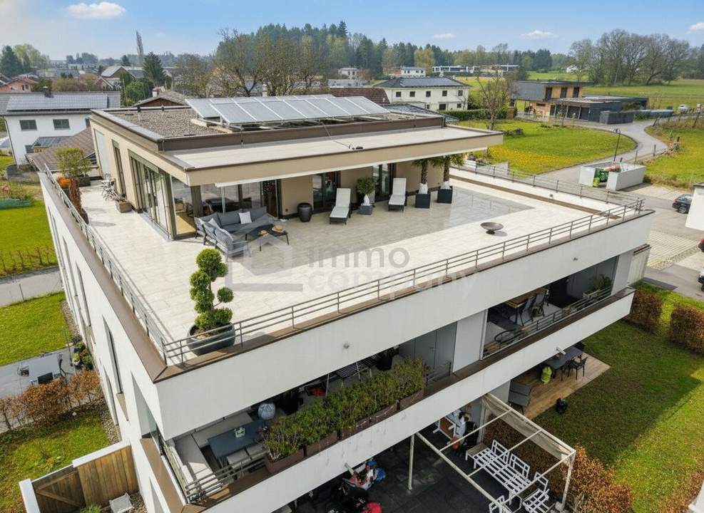 Exklusive Penthouse-Wohnung | 85m² Wohnfläche | 188m² Terrasse | 3 Zimmer | TG-Stellplatz | Koblach | Bergblick