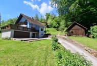 Einfamilienhaus in ruhiger Ortsrandlage im Grünen