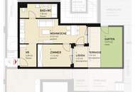 2-Zimmer-Wohnung inkl Küche, Garten Außenfläche und Kellerabteil mit U1 Neulaa in Gehweite / HS17 A3