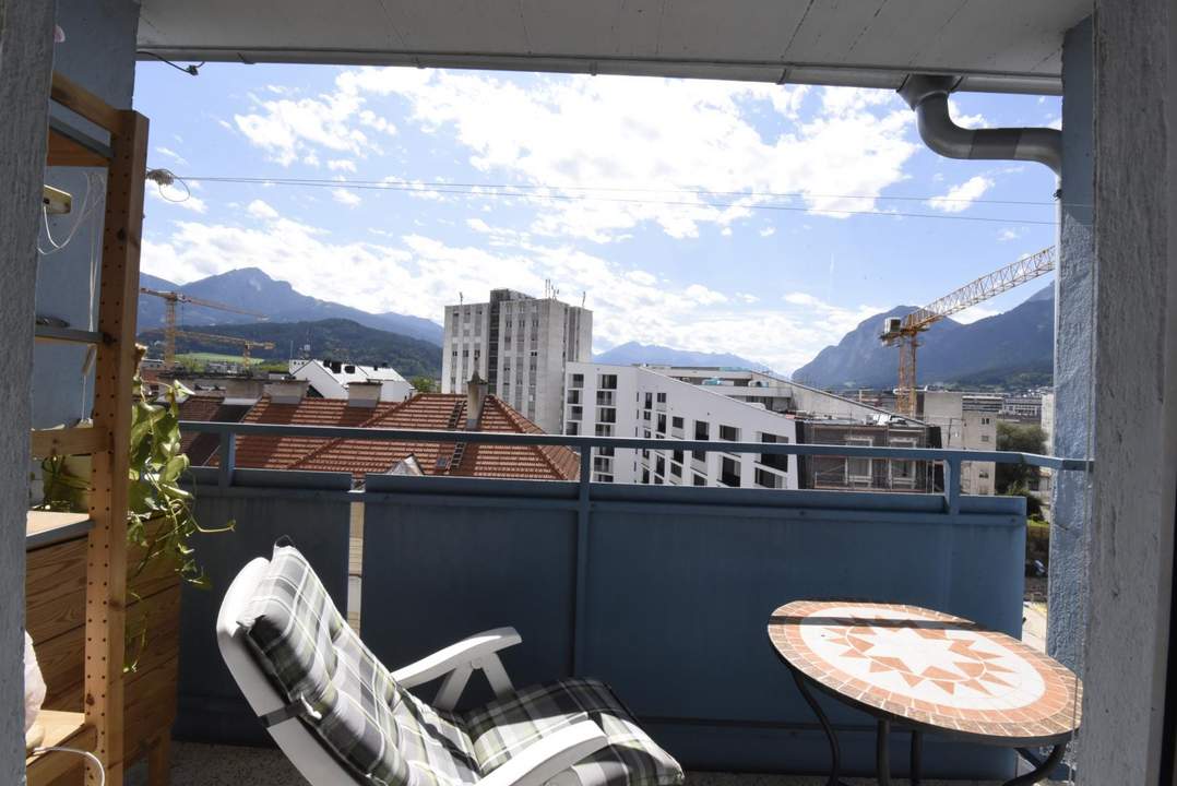 Top of Pradl: Große 2-Zimmer-Wohnung mit Ausblick