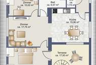 Mondäne 3,5-Zimmer Dachgeschosswohnung mit zwei großen Terrassen &amp; Traumblick