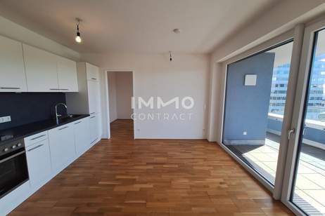 Wohnen über den Dächern von Linz - KOMPAKTE 2 Zi-Wohnung mit Blick zur GRÜNEN MITTE!, Wohnung-miete, 829,01,€, 4020 Linz(Stadt)