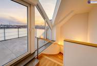 Neubau-Dachgeschoss-Maisonette mit 2 Terrassen, Weitblick, Klimaanlage &amp; Fußbodenheizung