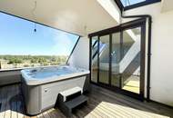 ERSTBEZUG MIT BADESTEG AM WASSER: Ruhelage mit Fernblick über die Donau I großzügige Terrassen & geräumige Wohnküche I zwei Garagenplätze