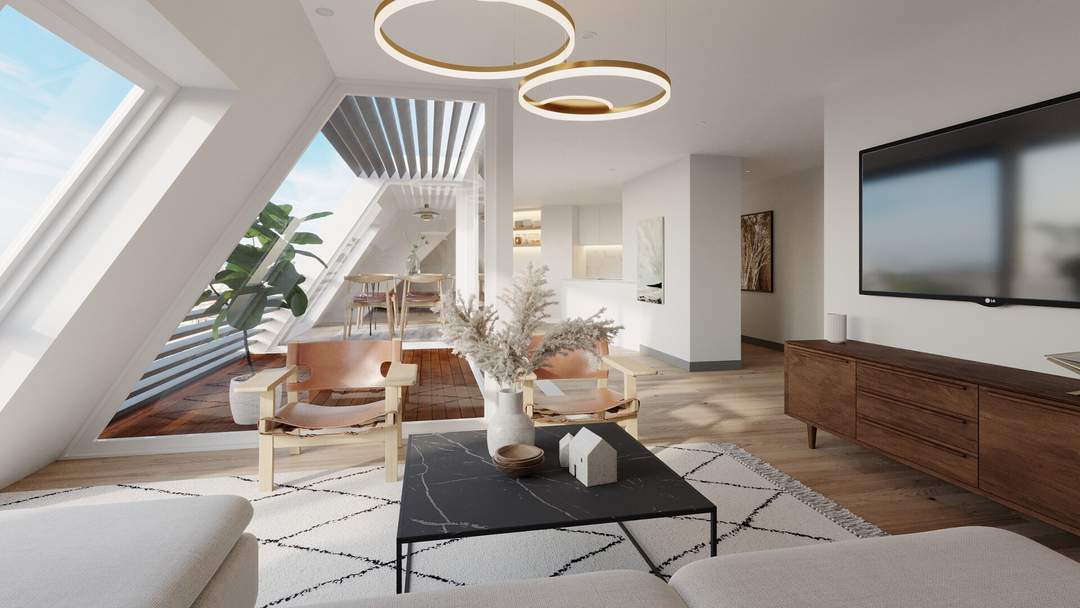 Top Dachgeschosswohnungen im Herzen des 5. Bezirks im Projekt "Margarete", ab 2030 direkt neben der U 2