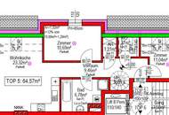 Moderne 3-Zimmer-Wohnung mit Balkon, Dachgarten und KFZ-Garage