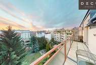 CHARMANTE DG-WOHNUNG MIT TERRASSE | INKL. SAUNA &amp; TG-PLATZ | WESTSEITIGE INNENHOFLAGE |