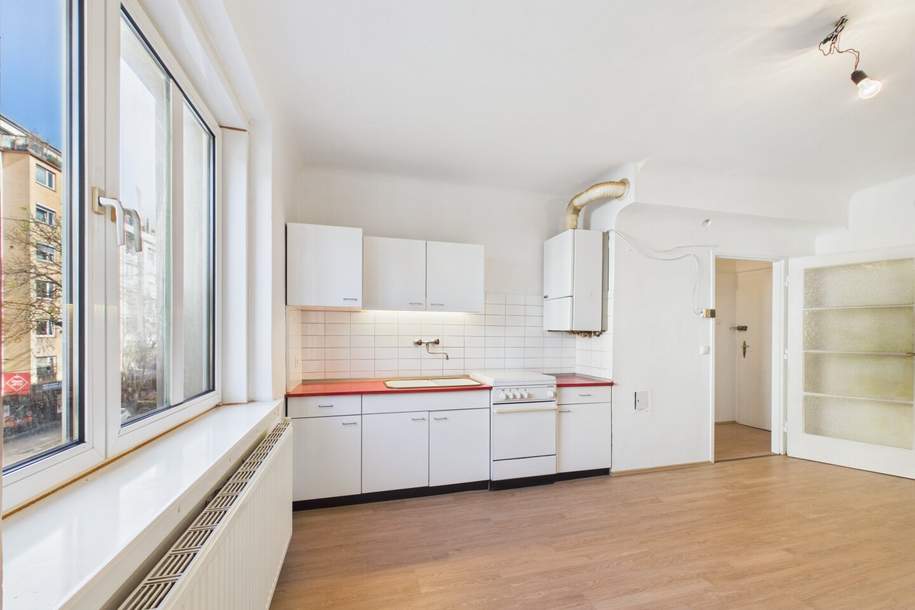 2-Zimmer-Wohnung mit großen Sanierungspotenzial an der Quellenstraße | DAVE, Wohnung-kauf, 130.000,€, 1100 Wien 10., Favoriten