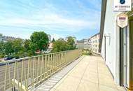 Urban Summer Vibes: DG-Wohnung mit 19m² Balkon und Steinertor-Blick