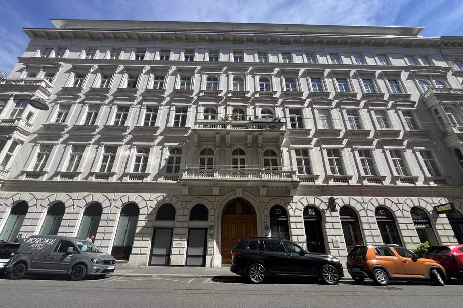 Unbefristet vermietete 5,5-Zimmer-Wohnung - Donaukanal und U-Bahn um´s Eck, Wohnung-kauf, 886.000,€, 1010 Wien 1., Innere Stadt
