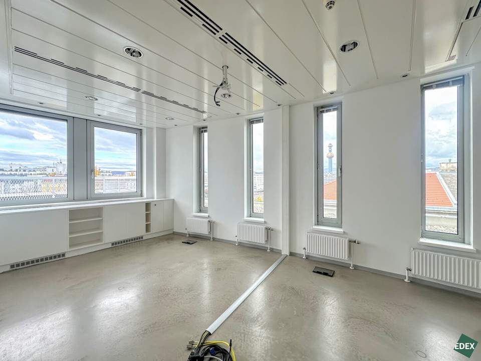 Hochwertige Bürofläche samt großzügiger Terrasse an der Brigittenauer Lände