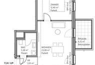 Moderne 2-Zimmer-Wohnung! Balkon mit wunderschönen Ausblick!