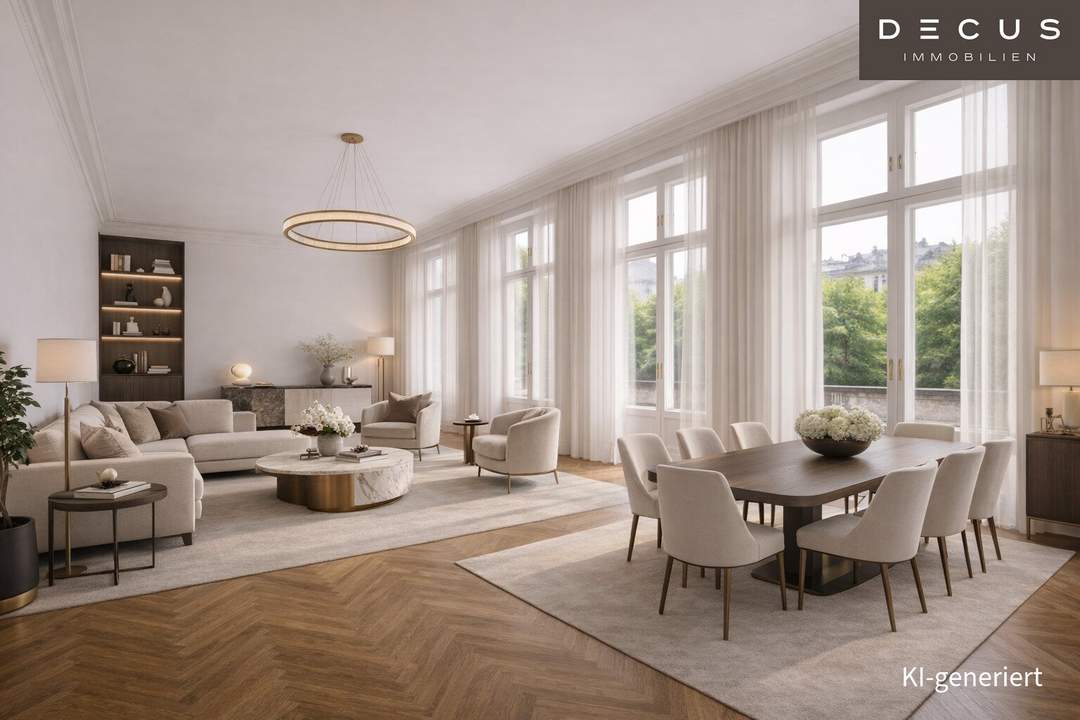 EXKLUSIVE ETAGENRESIDENZ | DIREKT BEIM BELVEDERE | WOHNEN AUF GANZER ETAGE | MIT BALKON