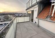 Neubau-Dachgeschoss-Maisonette mit 2 Terrassen, Weitblick, Klimaanlage &amp; Fußbodenheizung