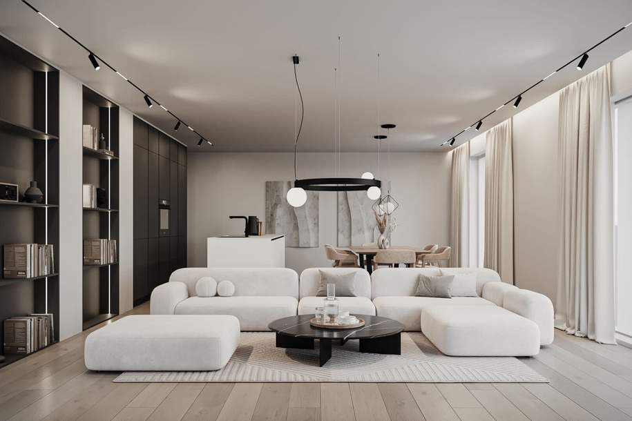 AKTIONSPREIS! Exklusive Doppelhaushälften inkl. Terrasse/Garten + Balkon! TRAUMAUSBLICK auf Burg Liechtenstein! SCHLÜSSELFERTIG!, Haus-kauf, 800.000,€, 2344 Mödling