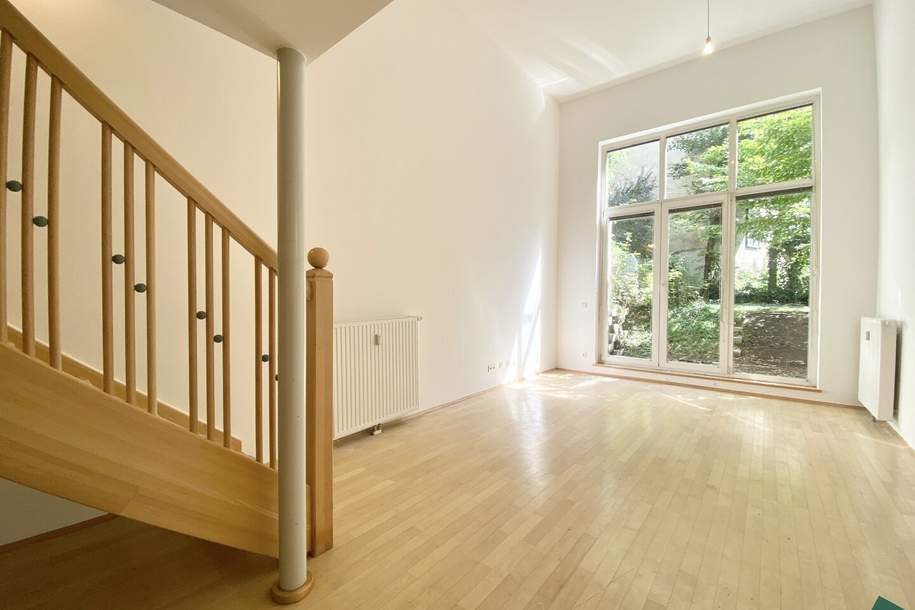 Außergewöhnliche Galerie-Wohnung mit Garten nähe U4 Braunschweiggasse, Wohnung-miete, 1.099,00,€, 1140 Wien 14., Penzing