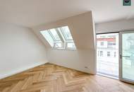 Elevate 1090 – Erstbezug: Luxus Dachgeschoss - Maisonette Wohnung (klimatisiert) mit Balkon und Terrasse nahe U6 Alser Straße, AKH!