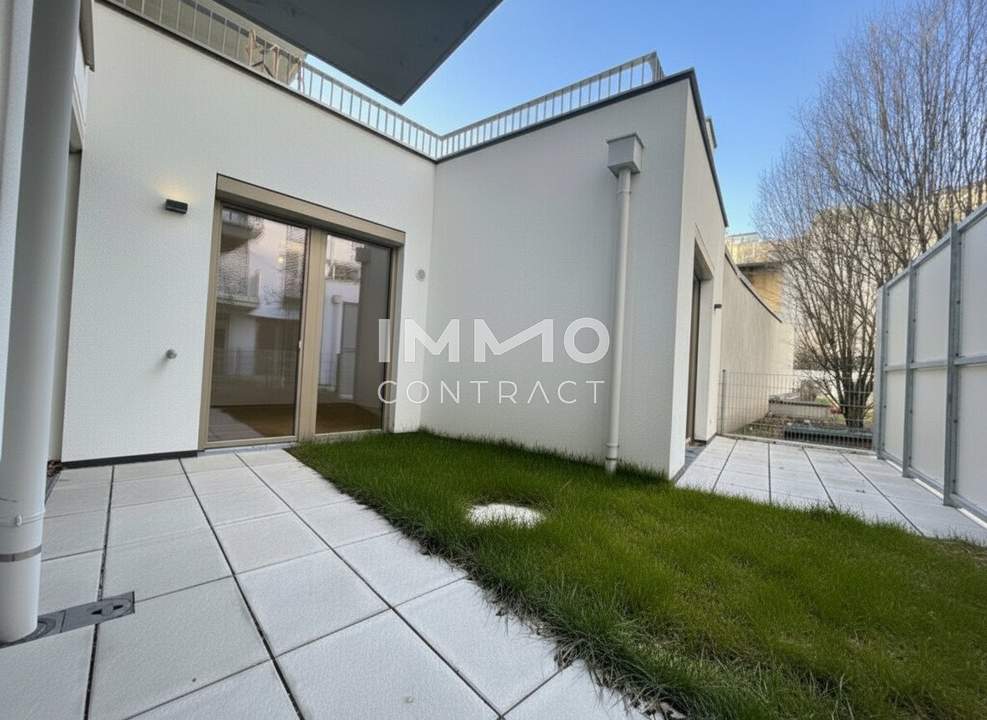 Großzügige Gartenwohnung mit sonniger Terrasse & zwei Bädern – Erstbezug BEIM DONAUUFER