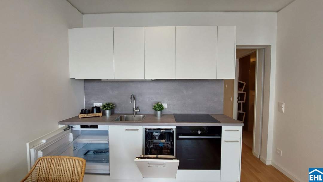 Stylische 1,5-Zi.-Wohnung mit Loggia &amp; Rooftop Pool | TOWER HOMES