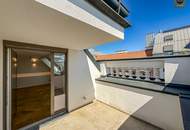 Elevate 1090 – Erstbezug: Luxus Dachgeschoss - Wohnung (klimatisiert) mit Terrasse nahe U6 Alser Straße, AKH!