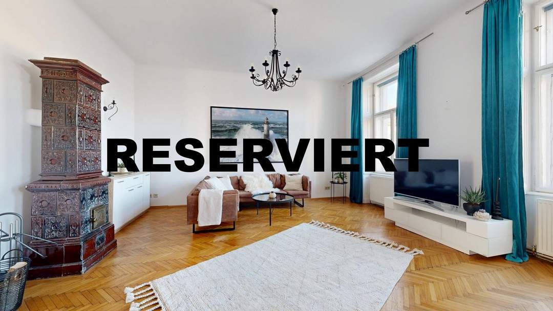 Stilvoller Altbautraum mit 4 (5) Zimmern - Ideal für Wohnen mit Homeoffice - 165 m² im 9.Bezirk