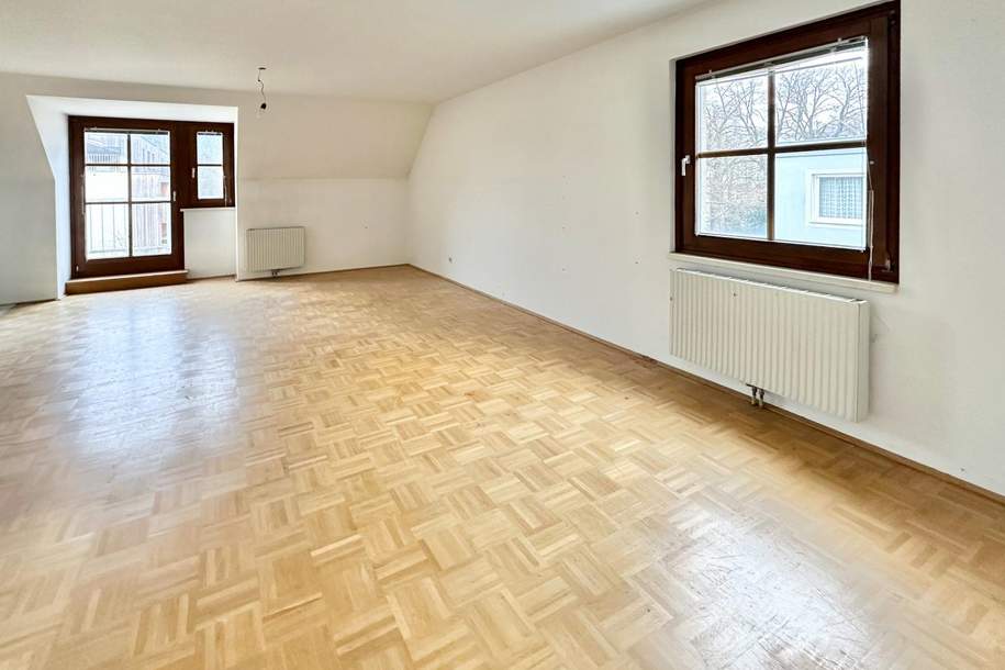 Dachgeschoßwohnung mit Terrasse, Wald dahinter, Garage, Wohnung-kauf, 169.000,€, 1230 Wien 23., Liesing