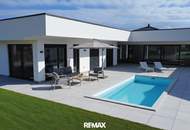 Exklusiver Wohntraum – Neubau-Bungalow mit Pool & Doppelgarage - Erstbezug