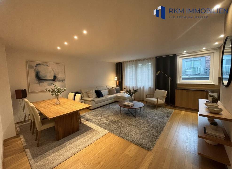 Sanierte 3-Zimmer-Wohnung in wunderschöner Grünruheoase in Döbling – 73m², top gepflegt!