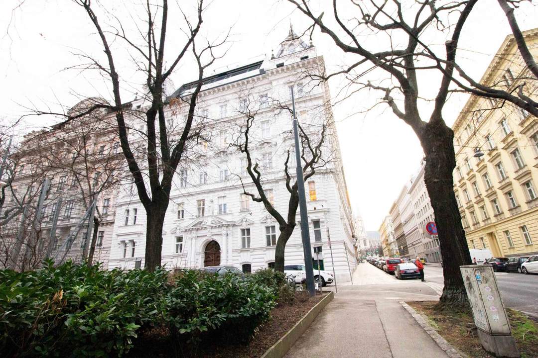 Bürofläche in generalsaniertem, prachtvollem Althaus Nähe Servitenviertel & Lycée