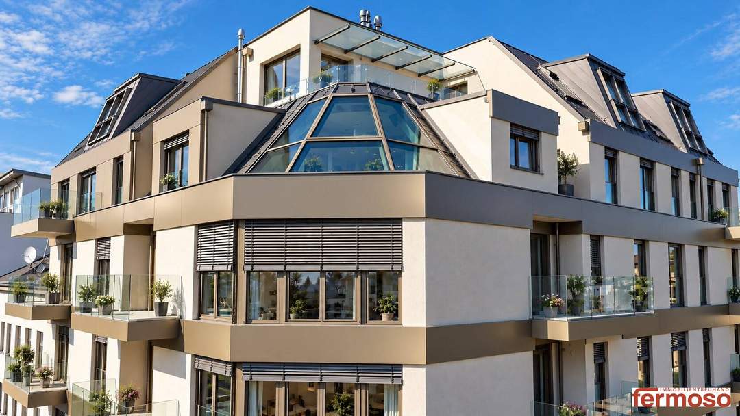 4-Zimmer-Dachgeschosswohnung mit zwei Balkonen und außergewöhnlicher Wohnqualität
