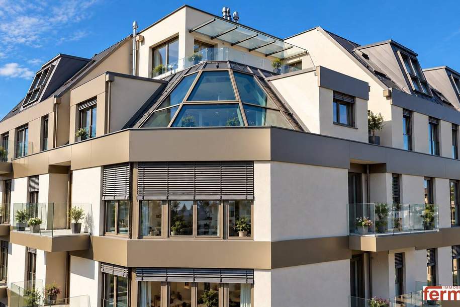 4-Zimmer-Dachgeschosswohnung mit zwei Balkonen und außergewöhnlicher Wohnqualität, Wohnung-kauf, 769.000,€, 1210 Wien 21., Floridsdorf
