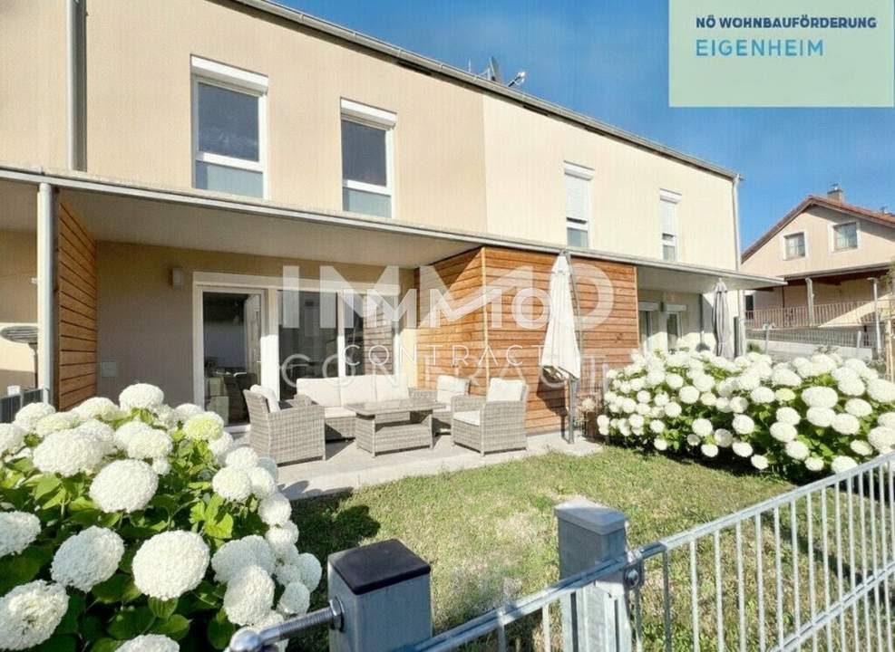 4ZI-RAUMWUNDER mit GARTEN - *gefördert* € 194.831 Eigenkapital + WBF - monatl. Kosten € 556,40 (BK + WBF) - Reihenhaus mit viel Stauraum und 2Stellplätzen!