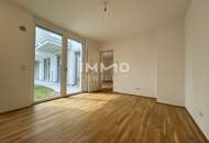 Hofseitige Gartenwohnung mit zwei sonnigen Terrassen &amp; zwei Bädern – Erstbezug BEIM DONAUUFER