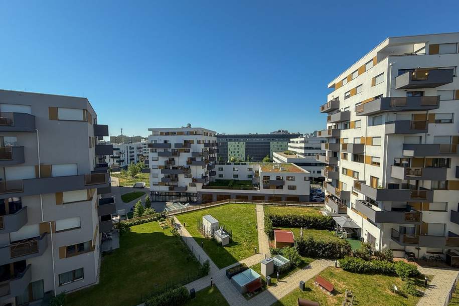 KLIMATISIERT - beste Aussicht in Donaustadt inkl. Tiefgaragenplatz, Wohnung-miete, 949,00,€, 1220 Wien 22., Donaustadt