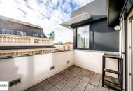 Wohnen in der Innenstadt: 3-Zimmer-Wohnung mit Terrasse und traumhaftem Ausblick // Albertina
