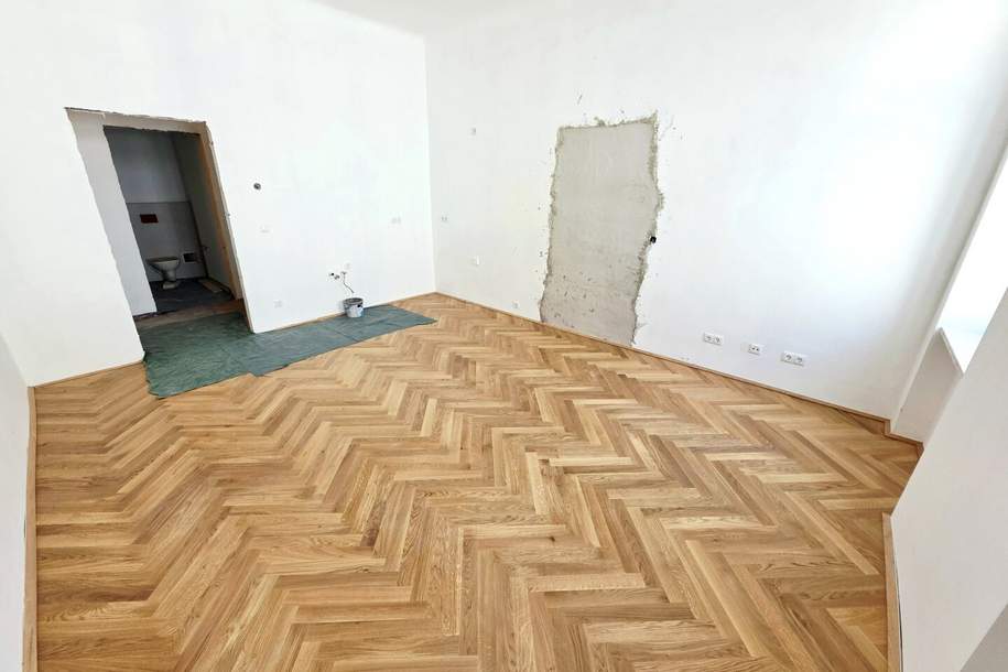 Neuer Preis! Saniertes Schmuckstück in ruhiger Seitengasse! Perfekt aufgeteilte 2-Zimmer + Grüner Innenhof + Ruhelage + Schönes Altbauhaus + TOP Infrastruktur und Anbindung! Jetzt zugreifen!, Wohnung-kauf, 336.000,€, 1150 Wien 15., Rudolfsheim-Fünfhaus