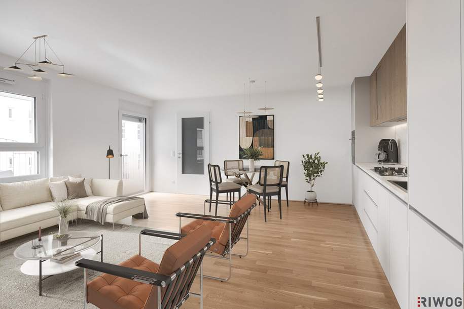 MaHü # Dachgarten # Niedrigenergie-Haus # Erstbezug, Wohnung-kauf, 350.000,€, 1150 Wien 15., Rudolfsheim-Fünfhaus