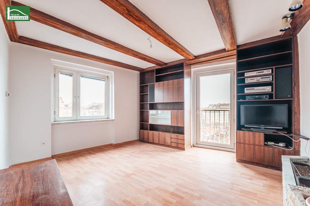 Zentral im Zehnten - Helle Wohnung am Reumannplatz mit Weitblick im 5. OG ! WG-geeignet!