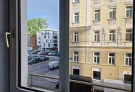 2-Zimmer-Altbauwohnung nahe U1 | Balkon vorübergehend bewilligt