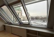 Tolles 4-Zimmer DG mit 2 Terrassen und schönem Blick - alles auf einer Ebene - in Toplage, 1040!