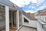 Neustiftgasse: Herrliche Dachterrassenwohnung + Stilaltbau + Überwiegende Süd-West-Ausrichtung + WG-Geeignet