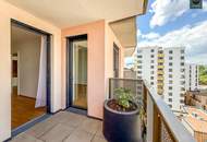 Provisionsfrei: Apartment beim Grünareal „Freie Mitte“ - Teilmöbliert, Deckenkühlung, Panoramabalkon, Gym!