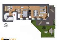 Hochexklusive 2-Zimmerwohnung mit sonnigem Eigengarten + Weinkeller nähe Mariahilfer Straße!