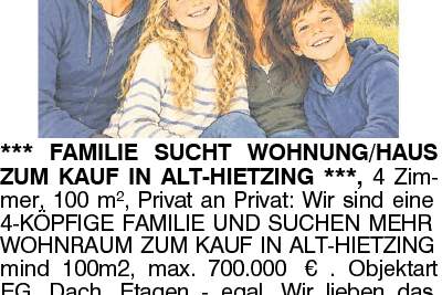 *** FAMILIE SUCHT WOHNUNG/HAUS, Wohnung-kauf, 700.000,€, 1130 Wien 13., Hietzing